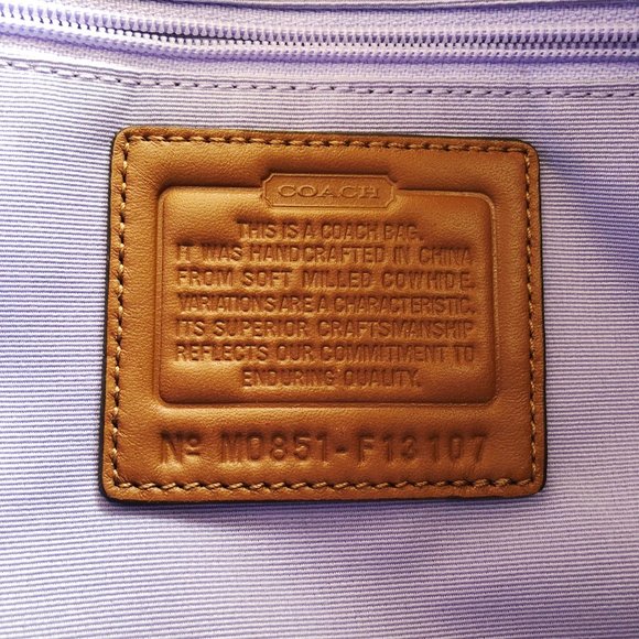 Coach Soho Hobo White Leather Bag/Purse NEW Never Used - Picture 6 of 6